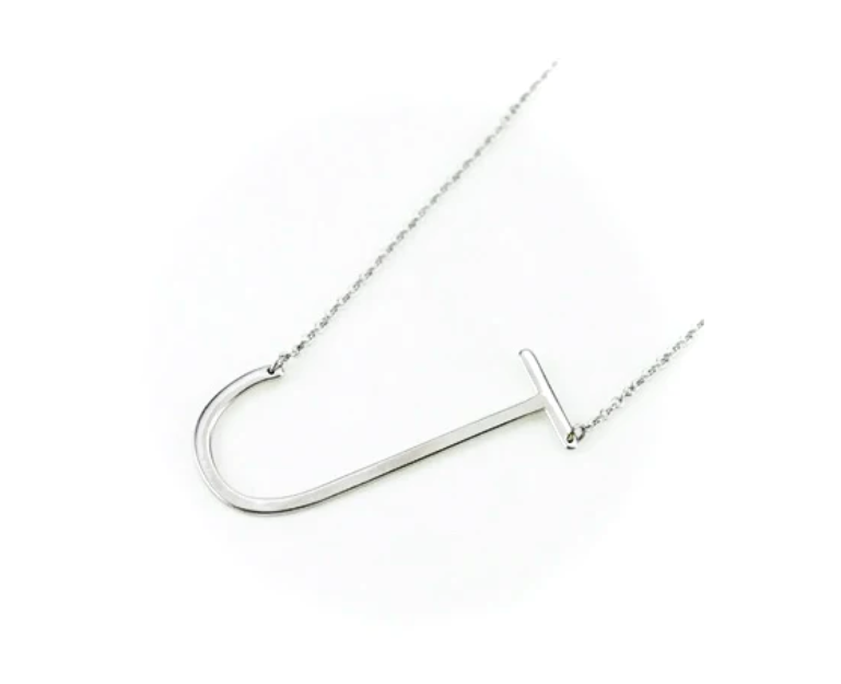 Customized Big Size Initial Necklace