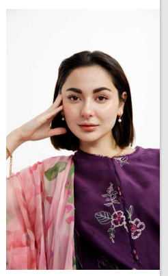 New coco by Zara Shajhan Unstitched Embroidered  Printed Lawn with chiffon /lawn Dupatta - Purple