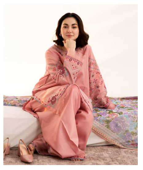 Coco by Zara Shajhan Unstitched Embroidered & Printed Lawn with chiffon /lawn Dupatta
