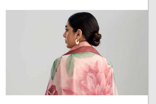 Pink Unstitched Embroidered Printed Lawn with chiffon /lawn Dupatta -  New coco by Zara Shajhan