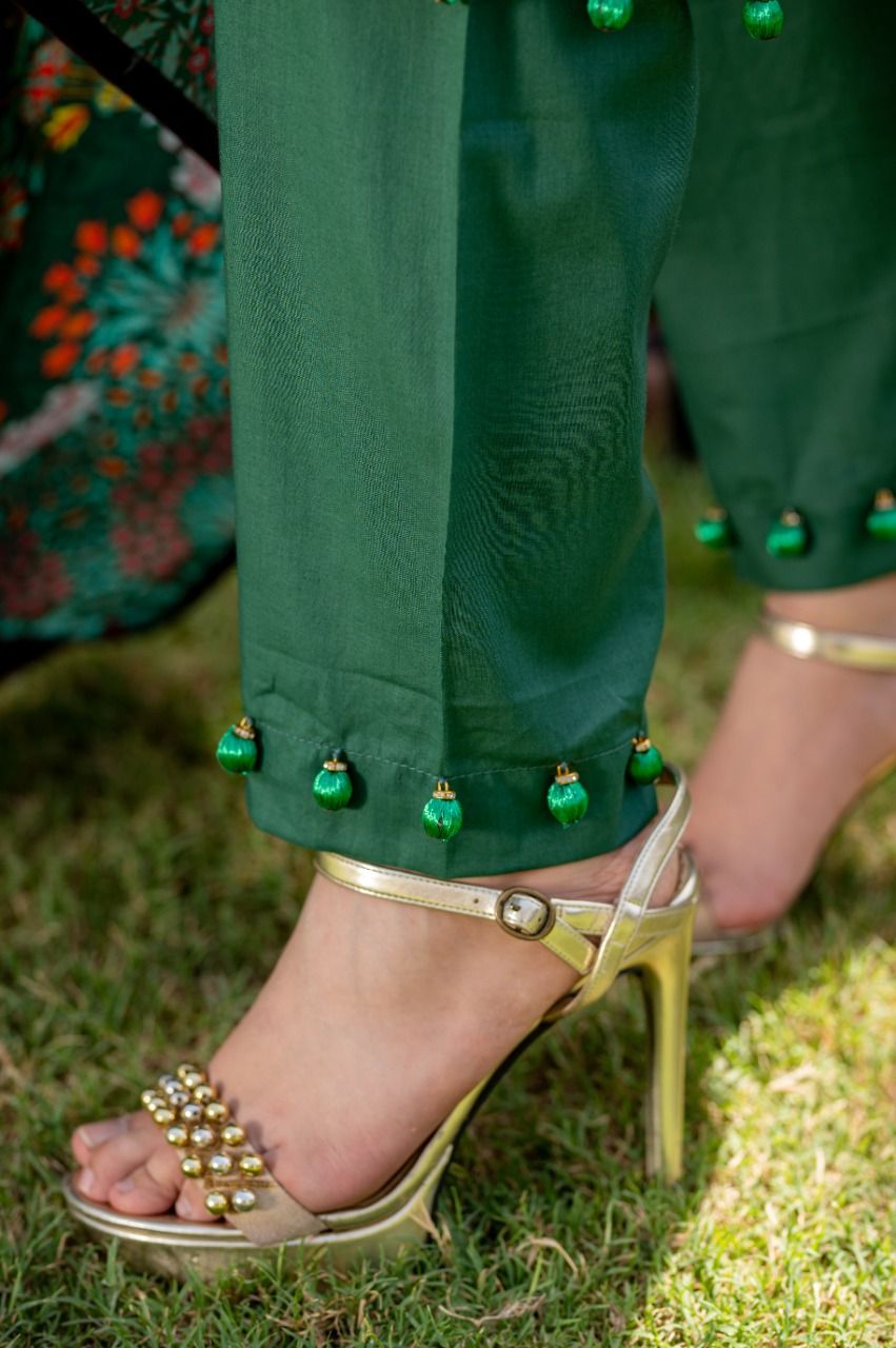 Lawn Embroidered 3Pcs Stitched Suit- 3